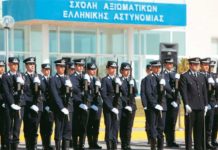 Αστυνομία = άστυ + νόμος.