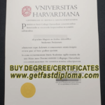 FAKE HARVARD DEGREE CERTIFICATES