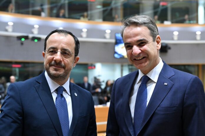 CHRISTODOULIDES-MITSOTAKIS-BRUSSELS
