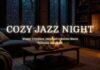 Snowfall Outside & Soft Jazz Night Ambience!!